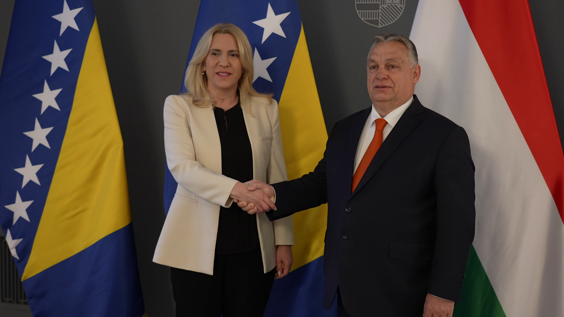 Orbán Viktor fogadta Bosznia-Hercegovina államelnökségének soros elnökét 