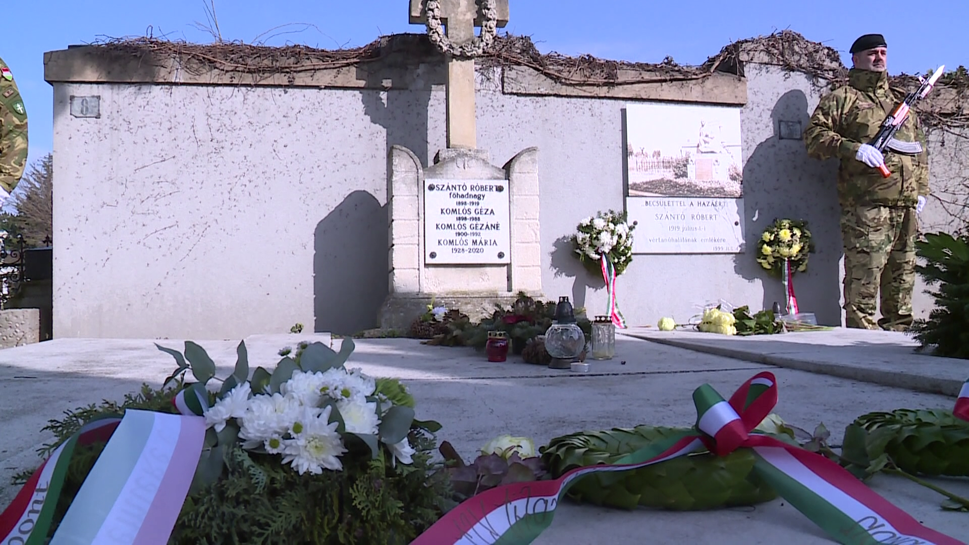 Sopronban Szántó Róbert vértanú bátorsága és hősiessége előtt tisztelegtek