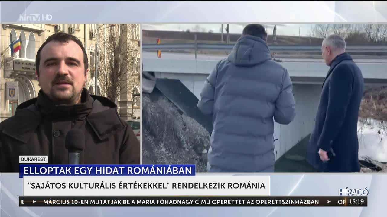 Elloptak egy hidat Romániában 