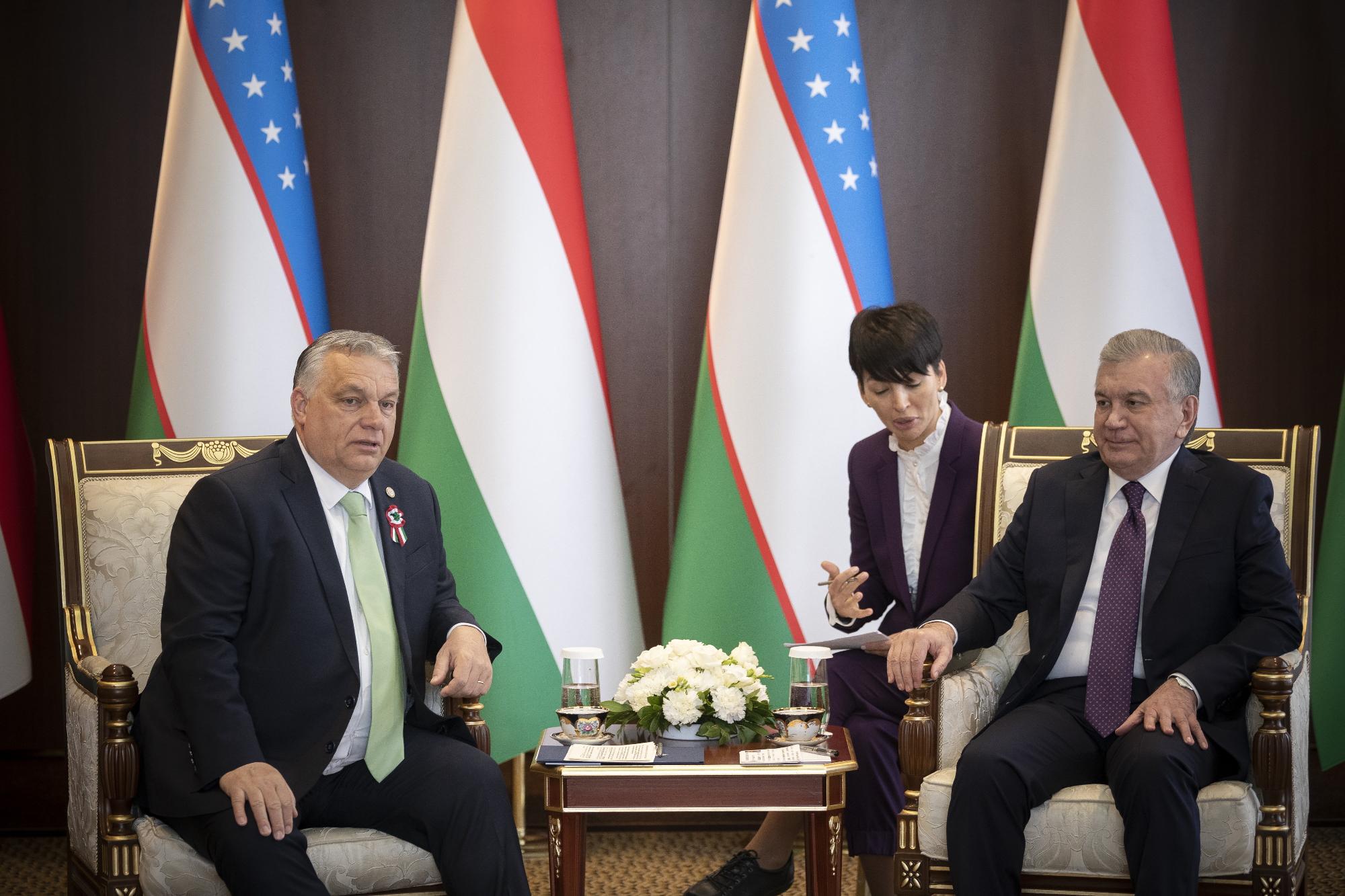 Magyar-üzbég csúcstalálkozó: a veszélyes időkben is sikerült továbbfejleszteni kapcsolatainkat
