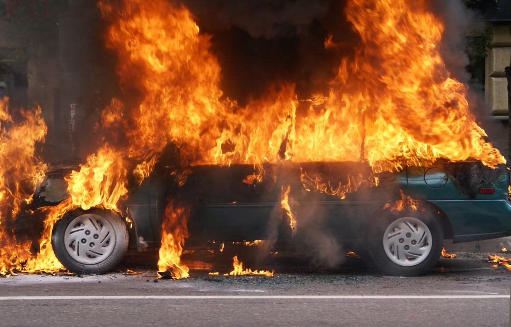 Felrobbantották a mariupoli rendőrfőnök gépkocsiját