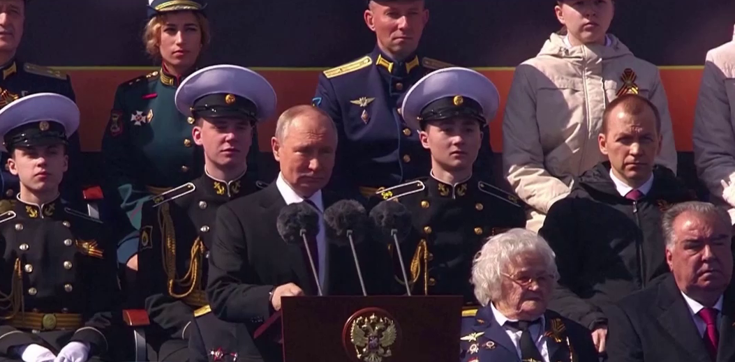 Vlagyimir Putyin a Győzelem napján tartott beszédet