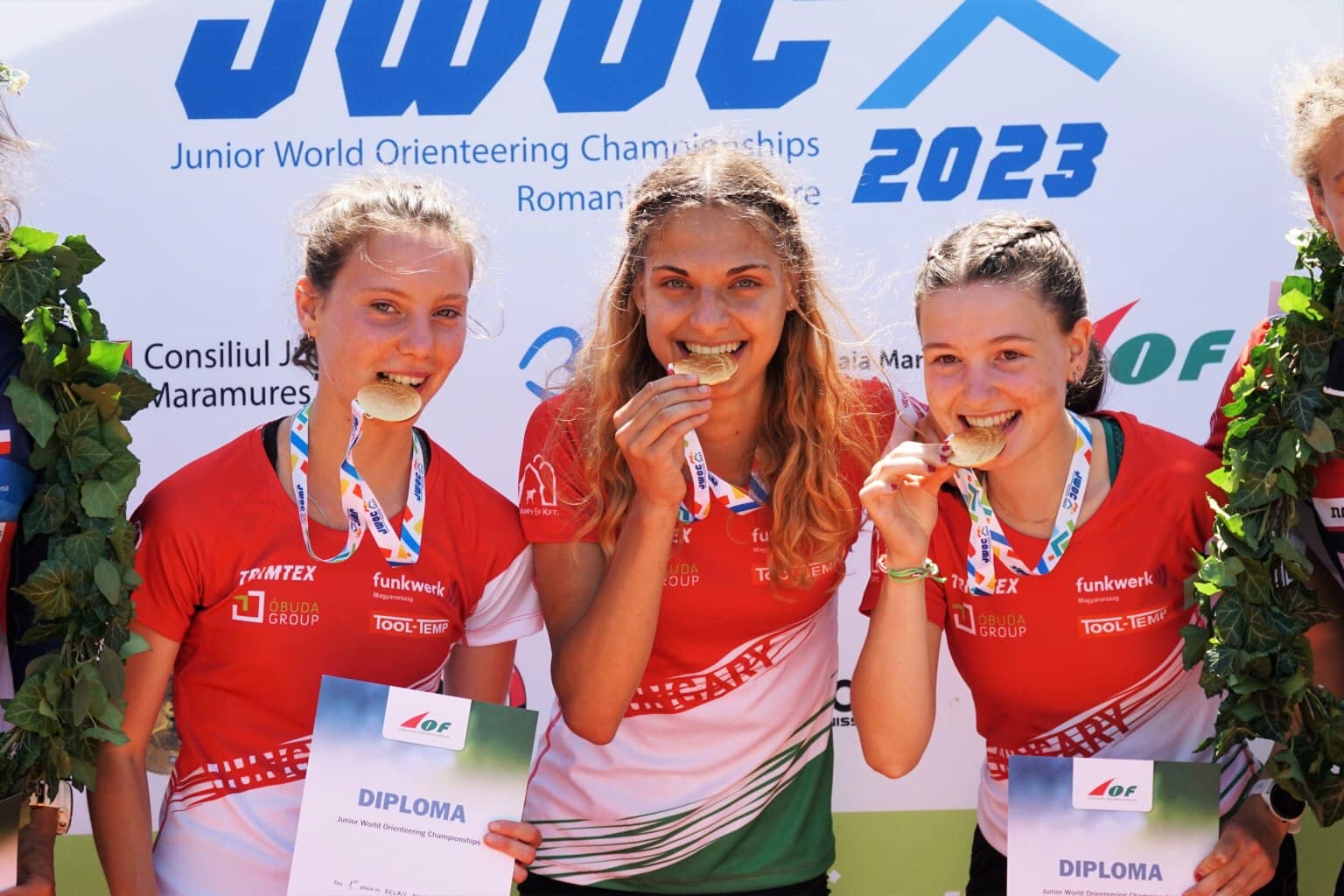 Aranyérmet nyert a magyar női váltó a junior tájékozódási futó világbajnokságon