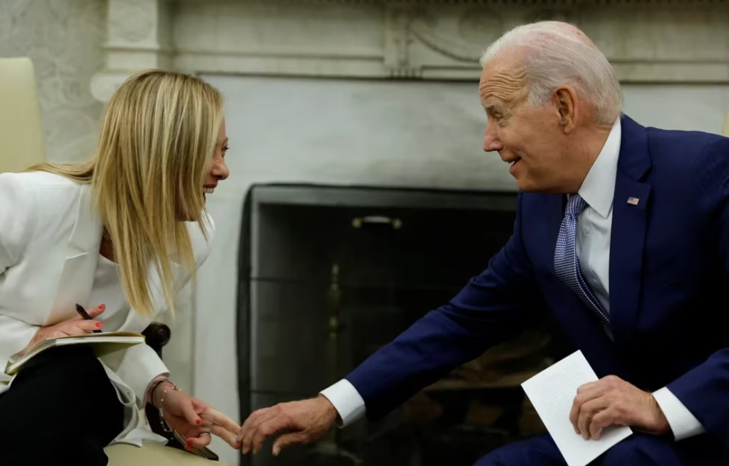 Biden-Meloni találkozó Washingtonban