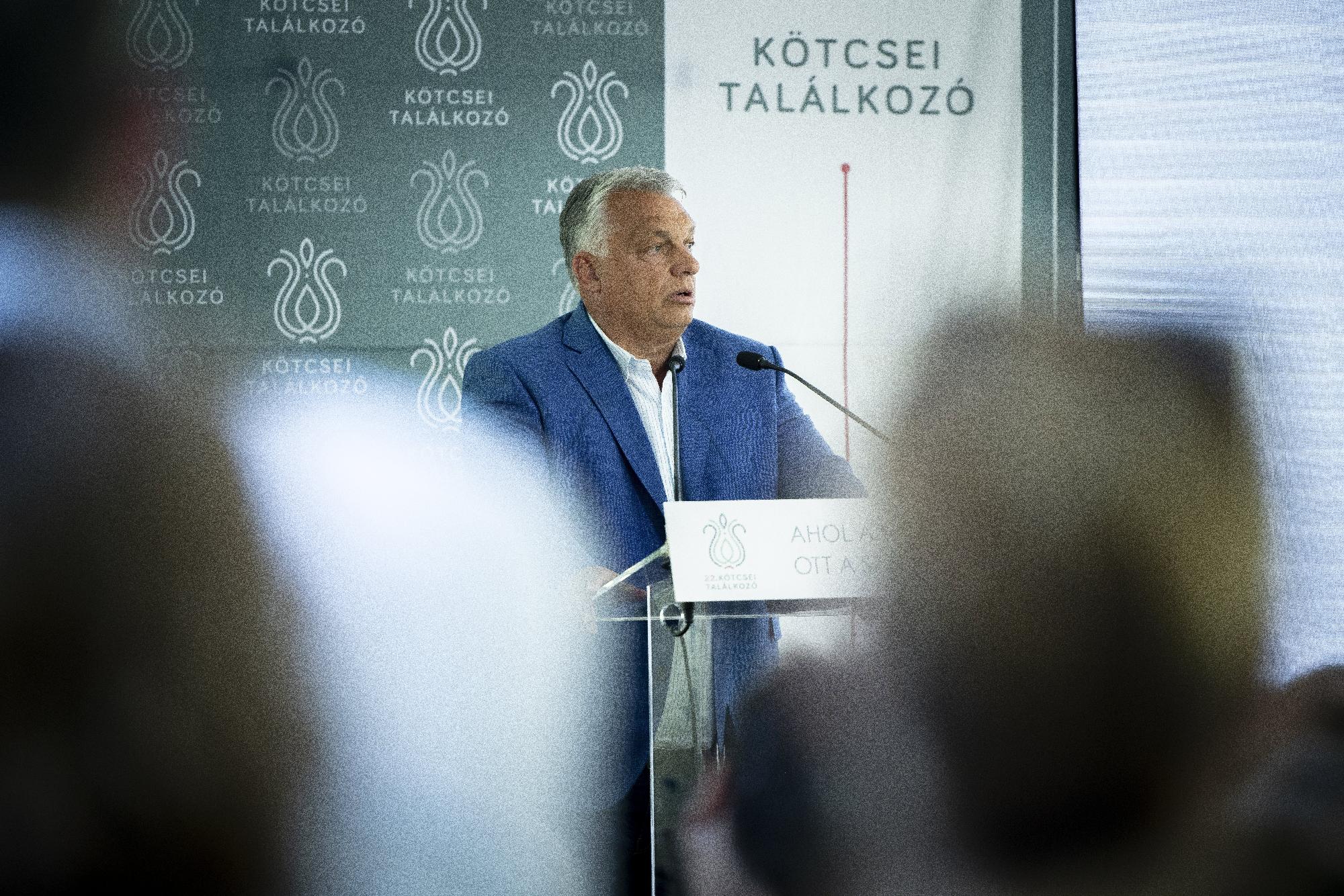 22. alkalommal tartott beszédet Orbán Viktor Kötcsén