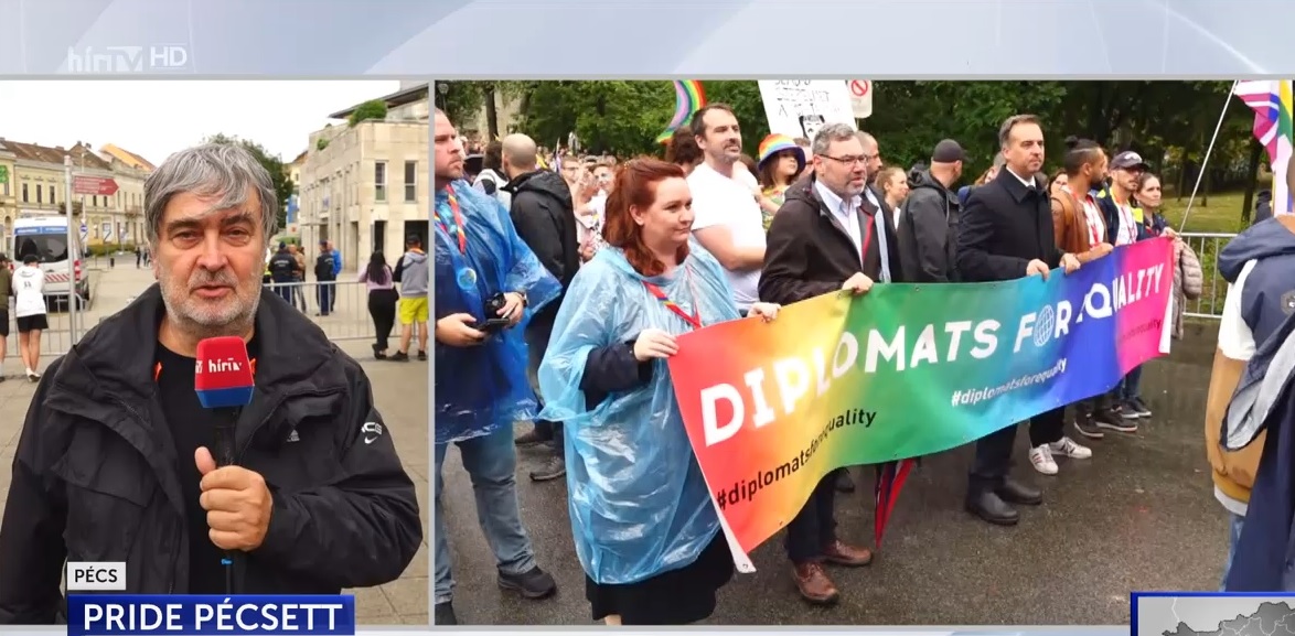 Sokkal több a rendőr mint a résztvevő a Pécsi Prideon