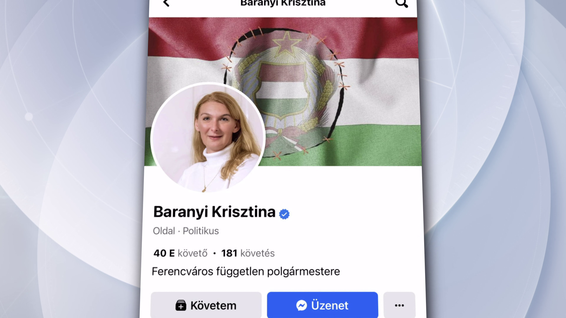 Vörös csillagot rakott a magyar zászlóba Baranyi Krisztina, feljelentették 