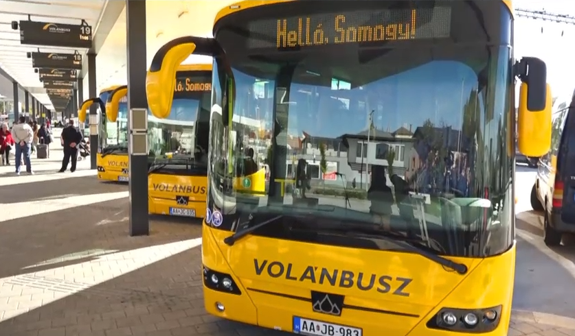 A Volánbusz huszonkét új buszt állít forgalomba Somogy vármegyében + videó