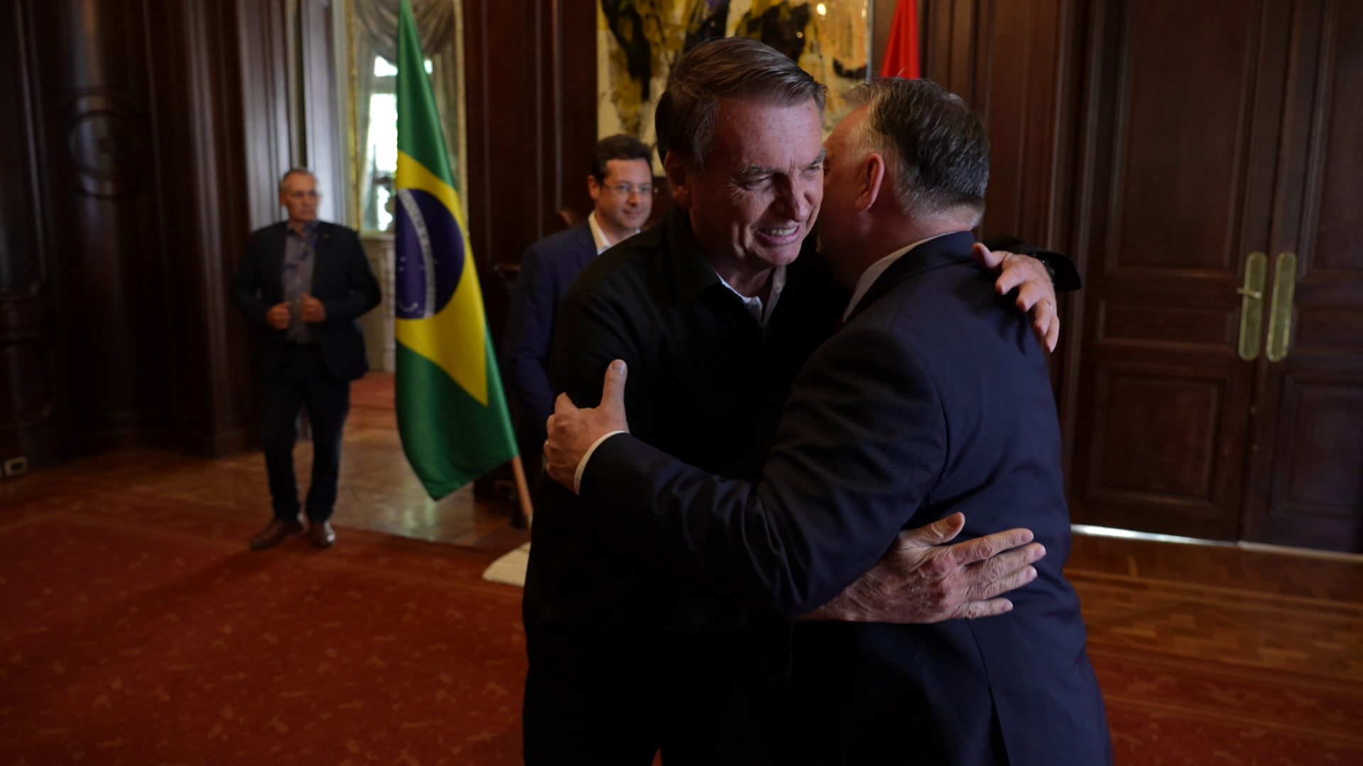 Orbán Viktor Argentínában Jair Bolsonaroval tárgyalt