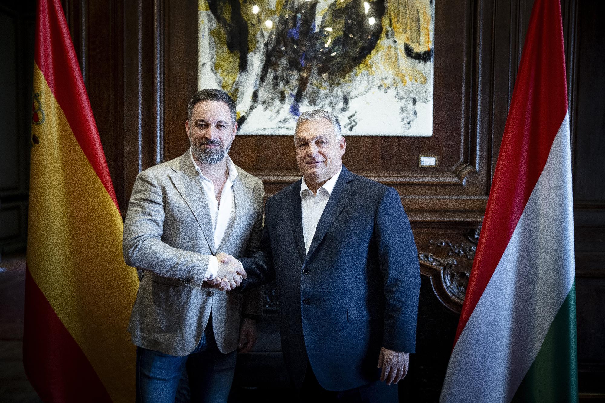 Az európai jobboldali összefogásról tárgyalt a spanyol VOX elnökével Orbán Viktor