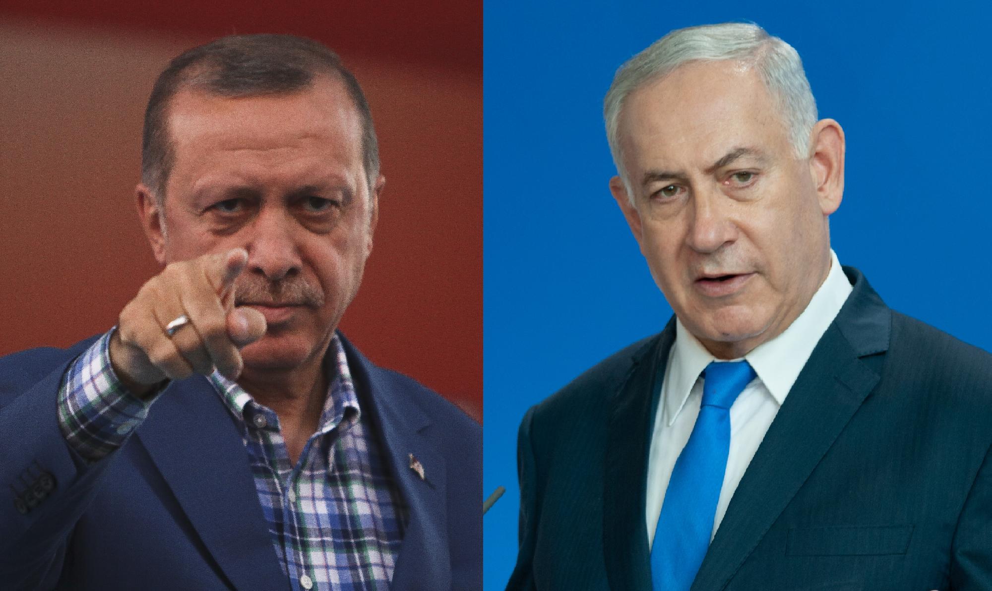 Kőkemény verbális háború zajlik Erdogan és Netanjahu között