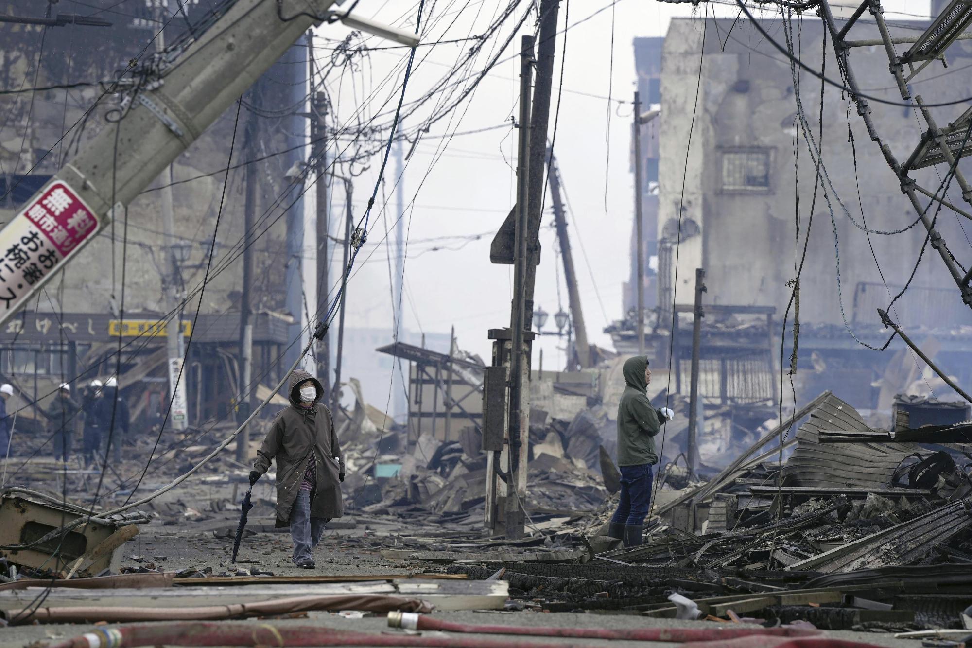  Számos halálos áldozata van az újévkor történt japán földrengésnek 
