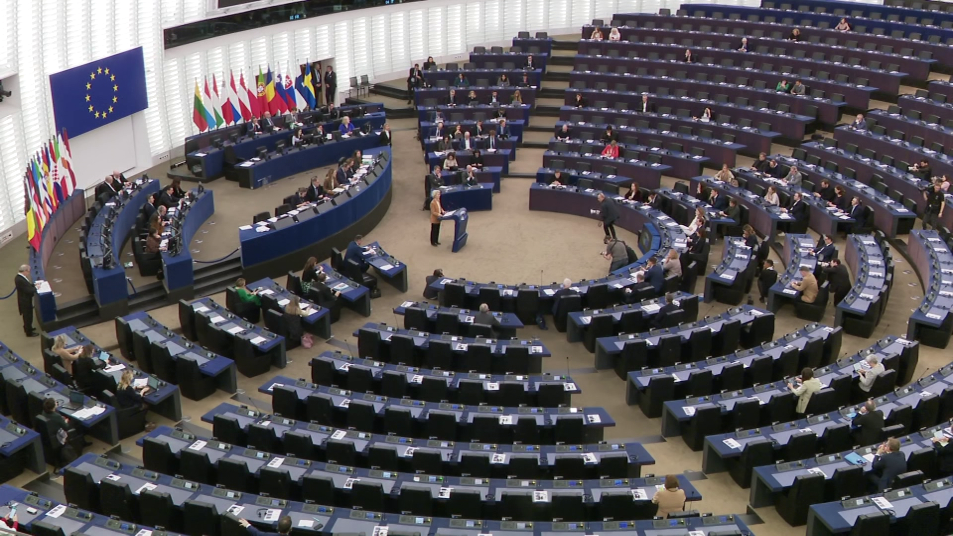 A gazdatüntetések fontosabbnak bizonyultak az Európai Parlamentben, mint Ukrajna támogatása + videó