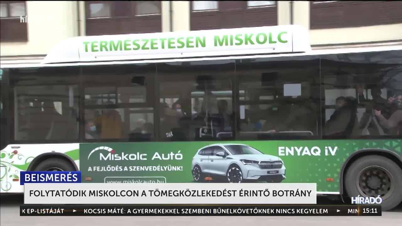 Folytatódik Miskolcon a tömegközlekedést érintő botrány + videó