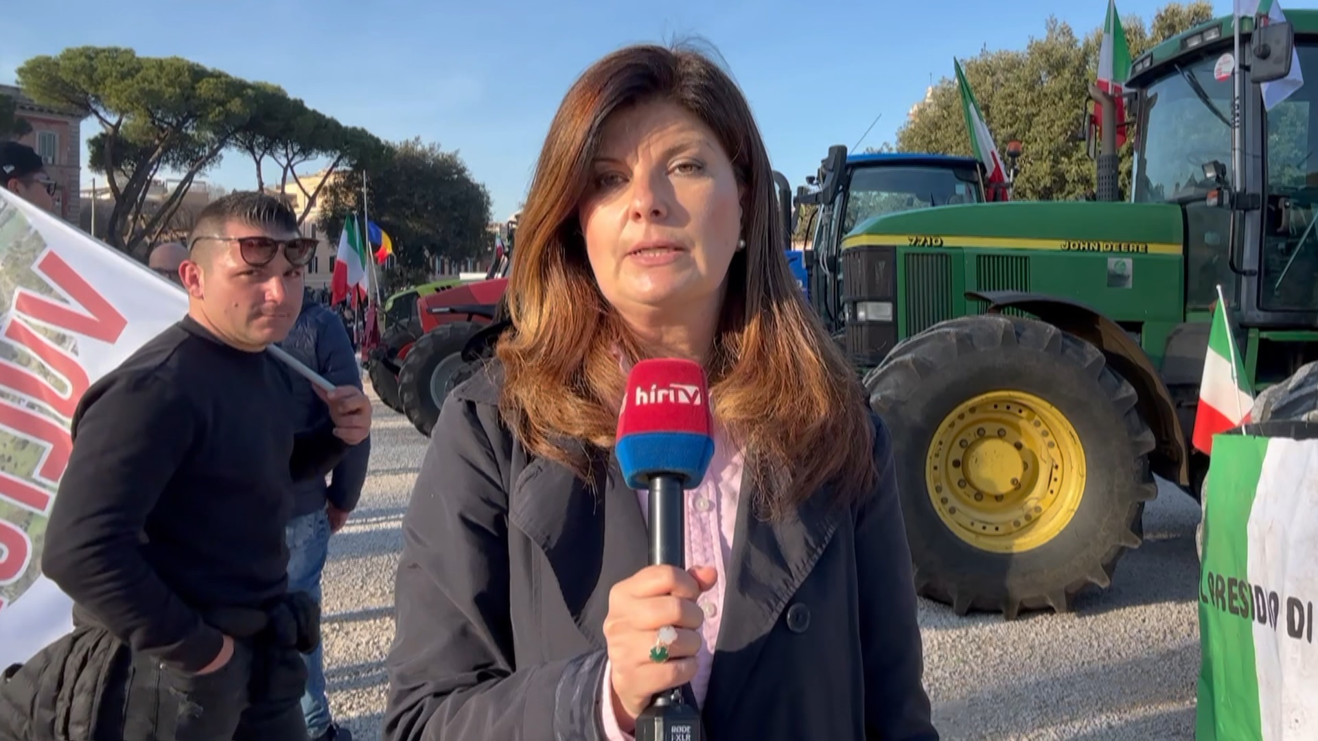 Róma központjába vonulnak az elégedetlen gazdák + videó