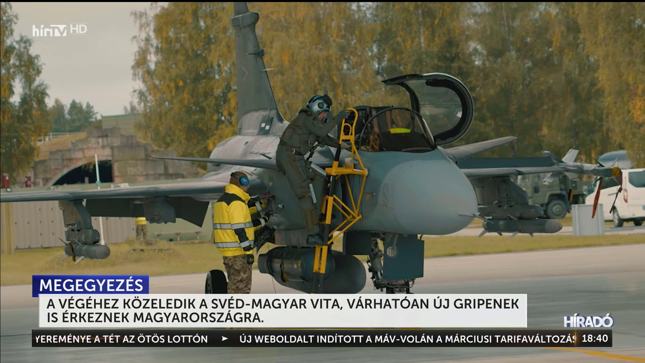 Vadonatúj Gripeneket hozhat a svéd miniszterelnök + videó