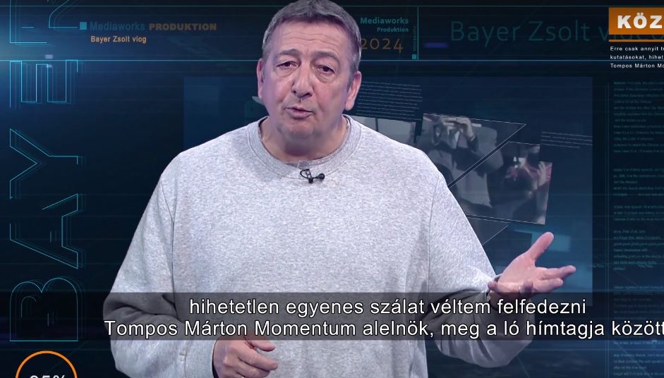 Bayer vlog - Egyenes szál Tompos Márton és a ló hímtagja között + videó