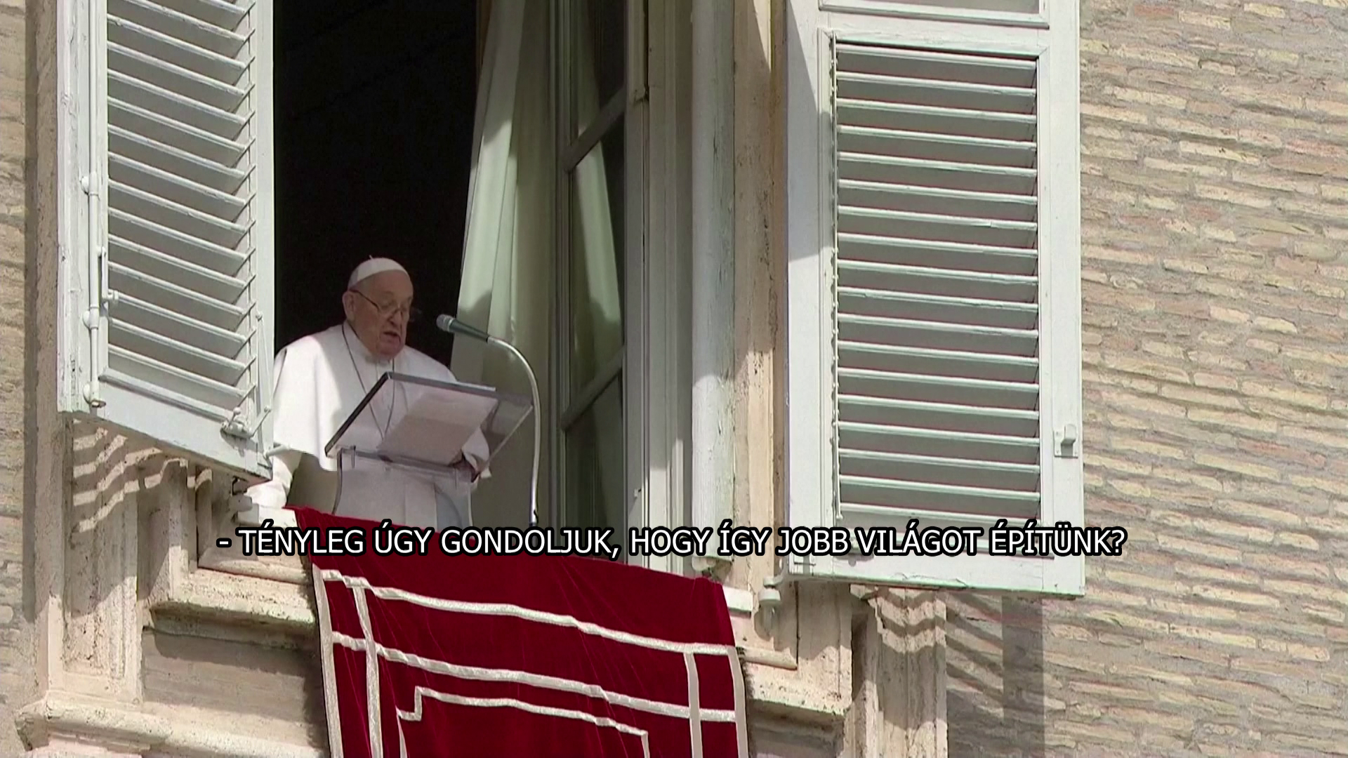 Ferenc pápa is sürgeti az ideiglenes gázai tűzszünet létrejöttét + videó