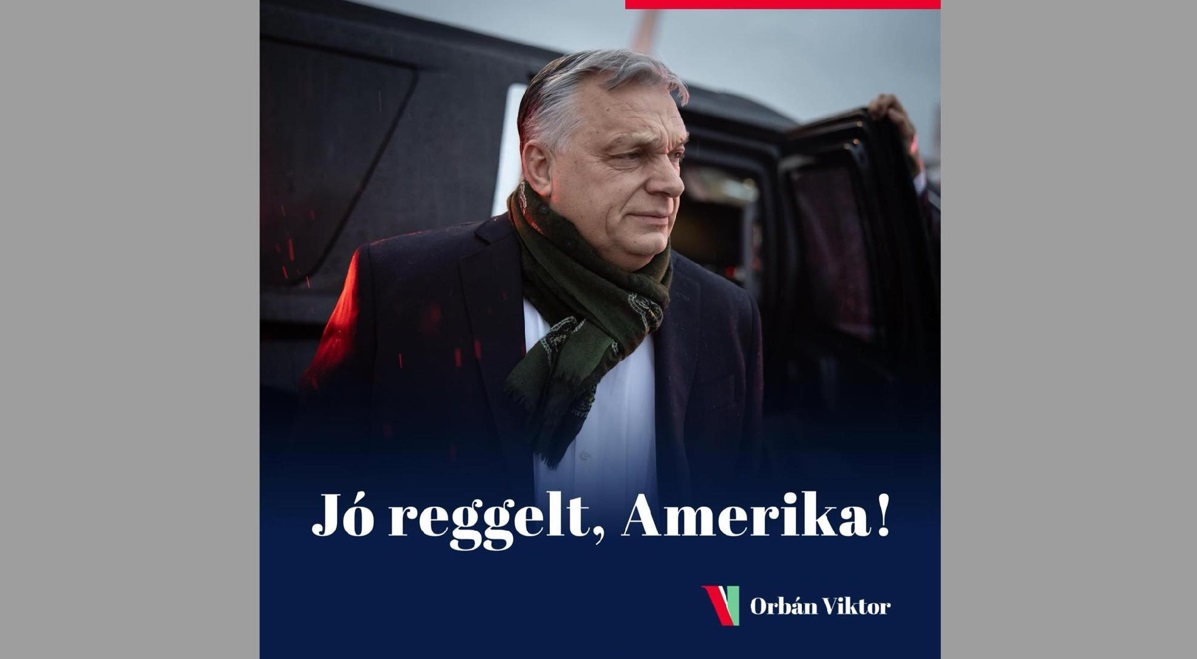 Megérkezett az Egyesült Államokba Orbán Viktor