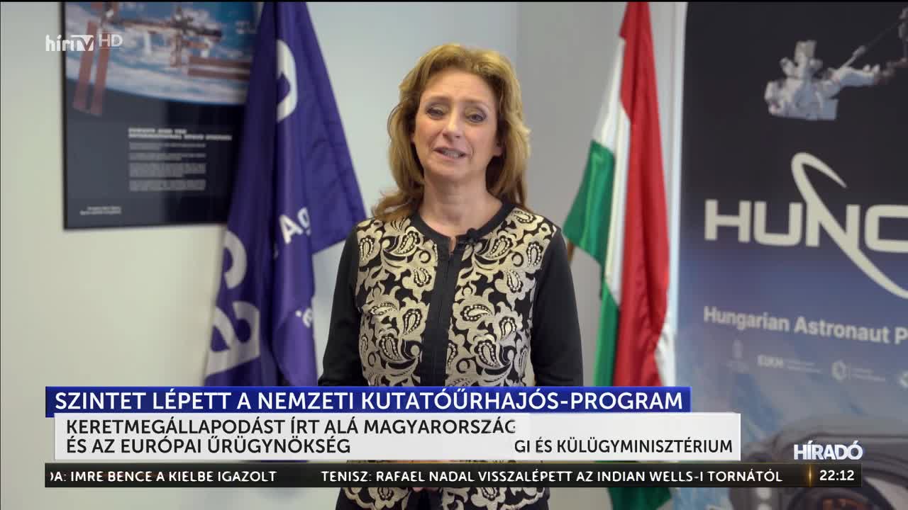 Keretmegállapodást írt alá Magyarország és az Európai Űrügynökség + videó