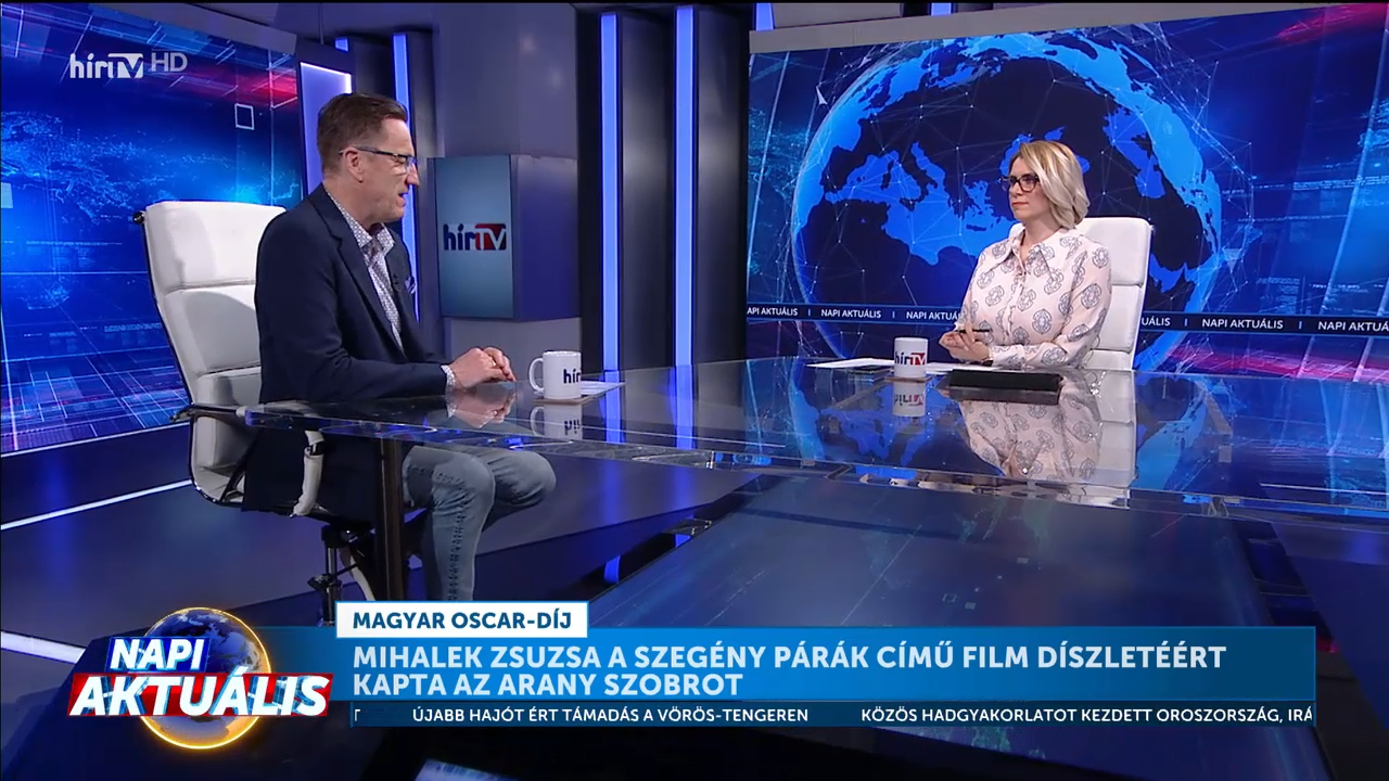 Oscar-díjat nyert Mihalek Zsuzsa berendező a Szegény párák című filmért + videó