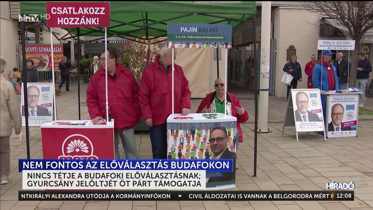 Gyurcsány budafoki jelöltjét öt párt támogatja + videó