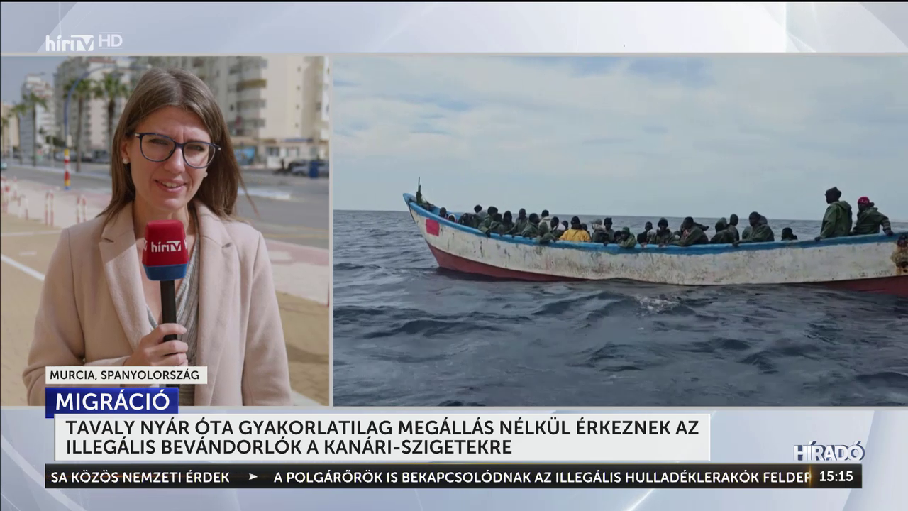 Megállás nélkül érkeznek az illegális bevándorlók a Kanári-szigetekre + videó