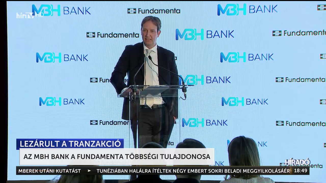 Az MBH bank lett a Fundamenta többségi tulajdonosa + videó