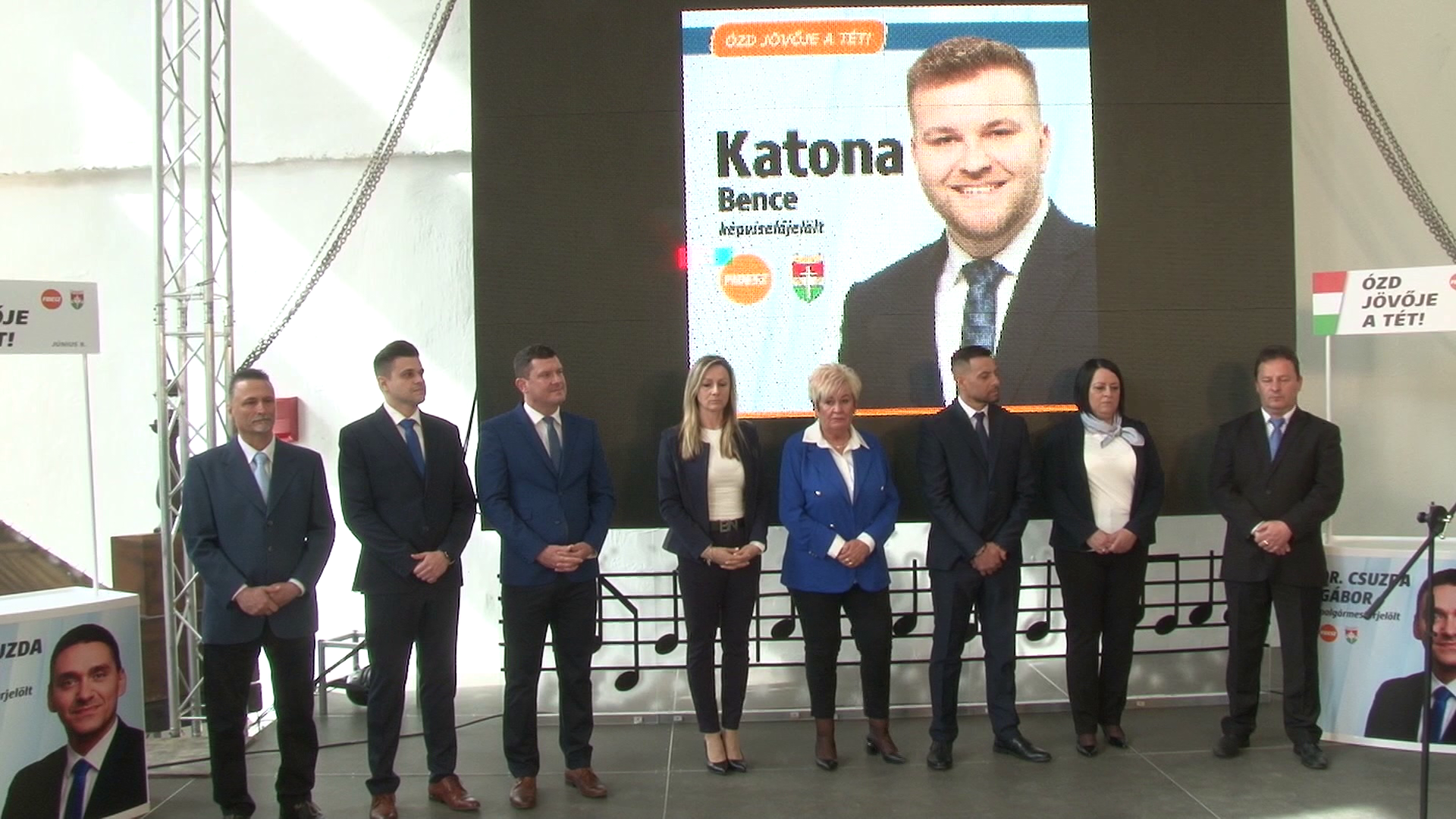 A kormánypártok Csuzda Gábort támogatják polgármester-jelöltként Ózdon + videó