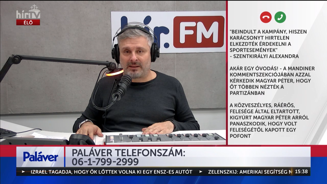 Paláver: Azzal kérkedik Magyar Péter, hogy őt többen nézték a Partizánban + videó