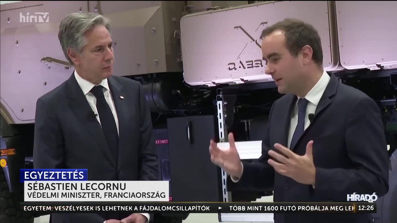 Antony Blinken amerikai külügyminiszter a francia védelmi miniszterrel tárgyalt Franciaországban  + videó