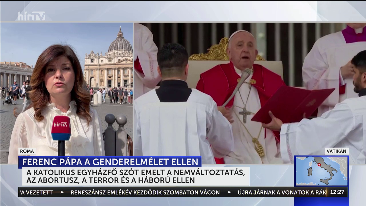 A pápa szót emelt a nemváltoztatás, az abortusz, a terror és a háború ellen + videó
