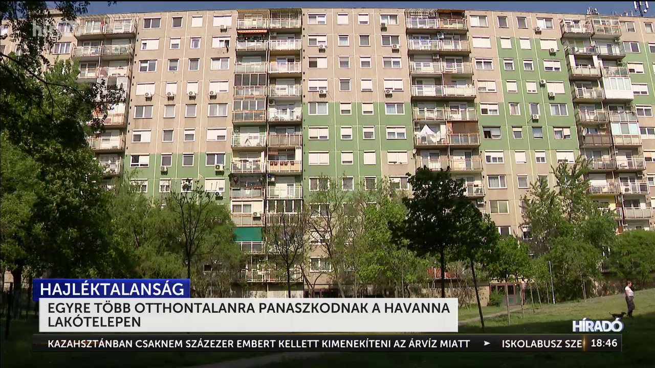 Egyre több otthontalanra panaszkodnak a Havanna lakótelepen + videó