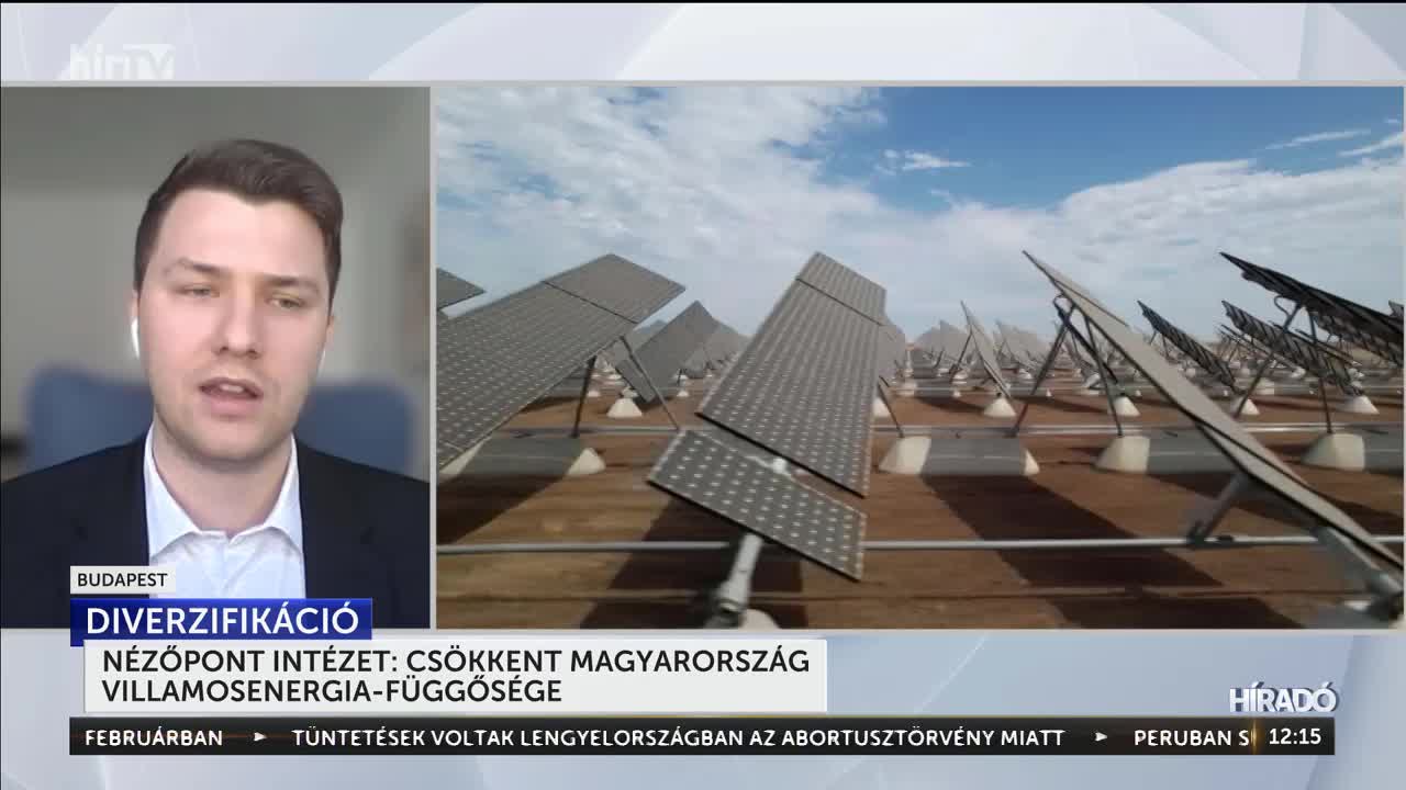 Nézőpont Intézet: Csökkent Magyarország villamosenergia-függősége + videó