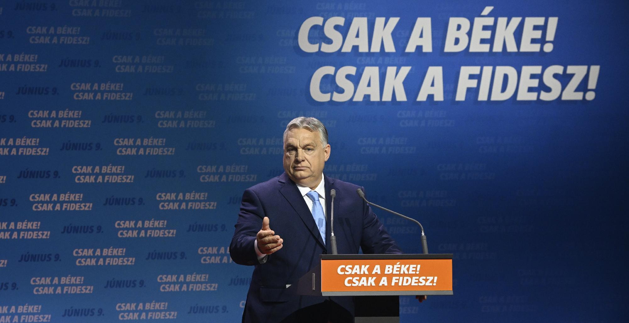 Orbán Viktor: Június 9-én európai választás, nyerjük meg ezt is!