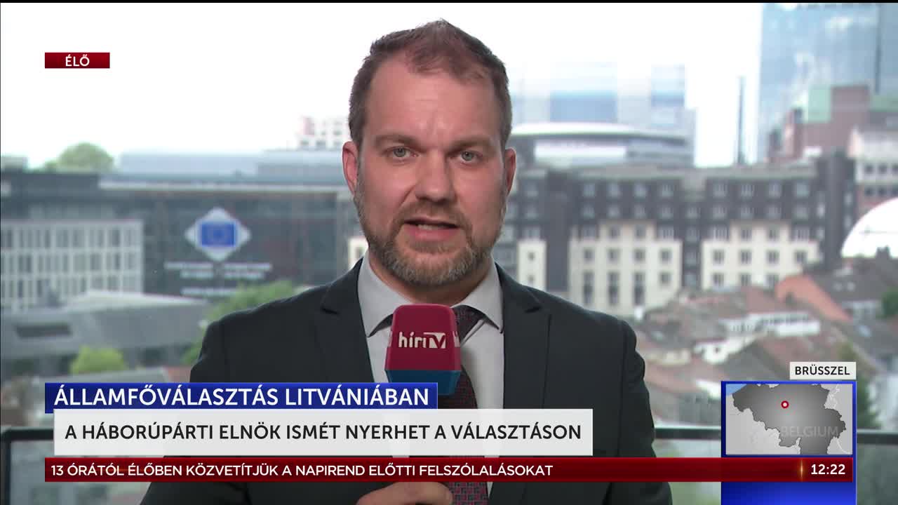 A háborúpárti litván elnök ismét nyerhet a választáson + videó