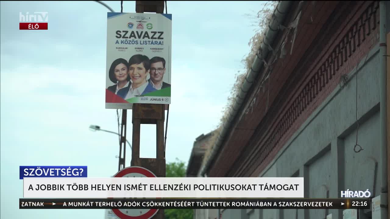 A Jobbik több helyen ismét ellenzéki politikusokat támogat + videó