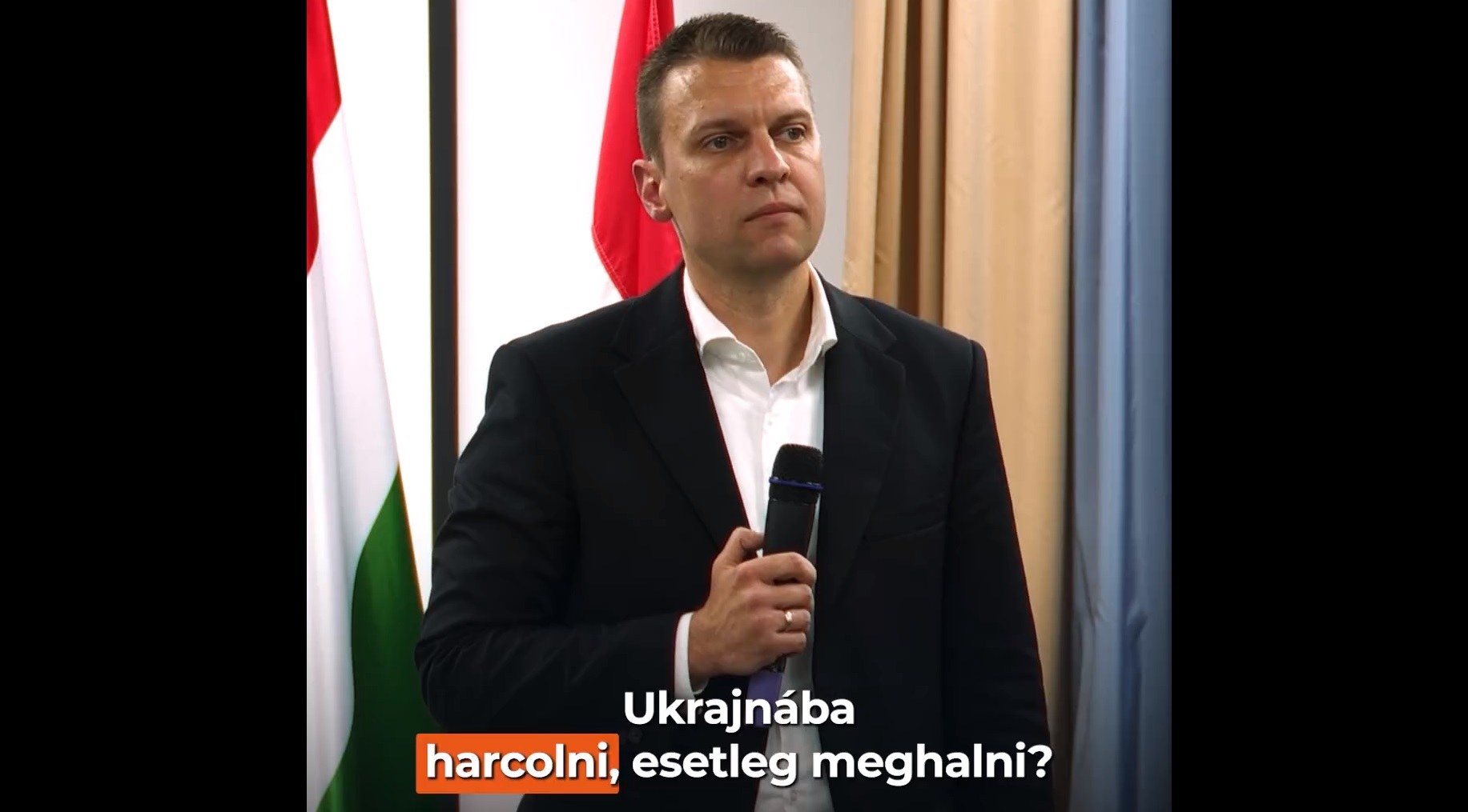 Menczer Tamás: Ön el akar menni Ukrajnába harcolni? + videó