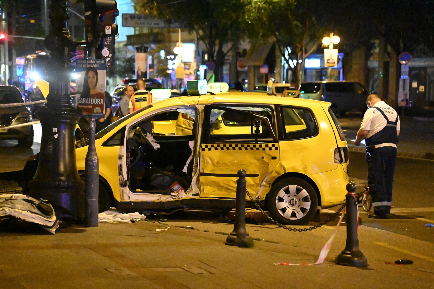 Súlyos baleset volt az éjszakai Budapesten