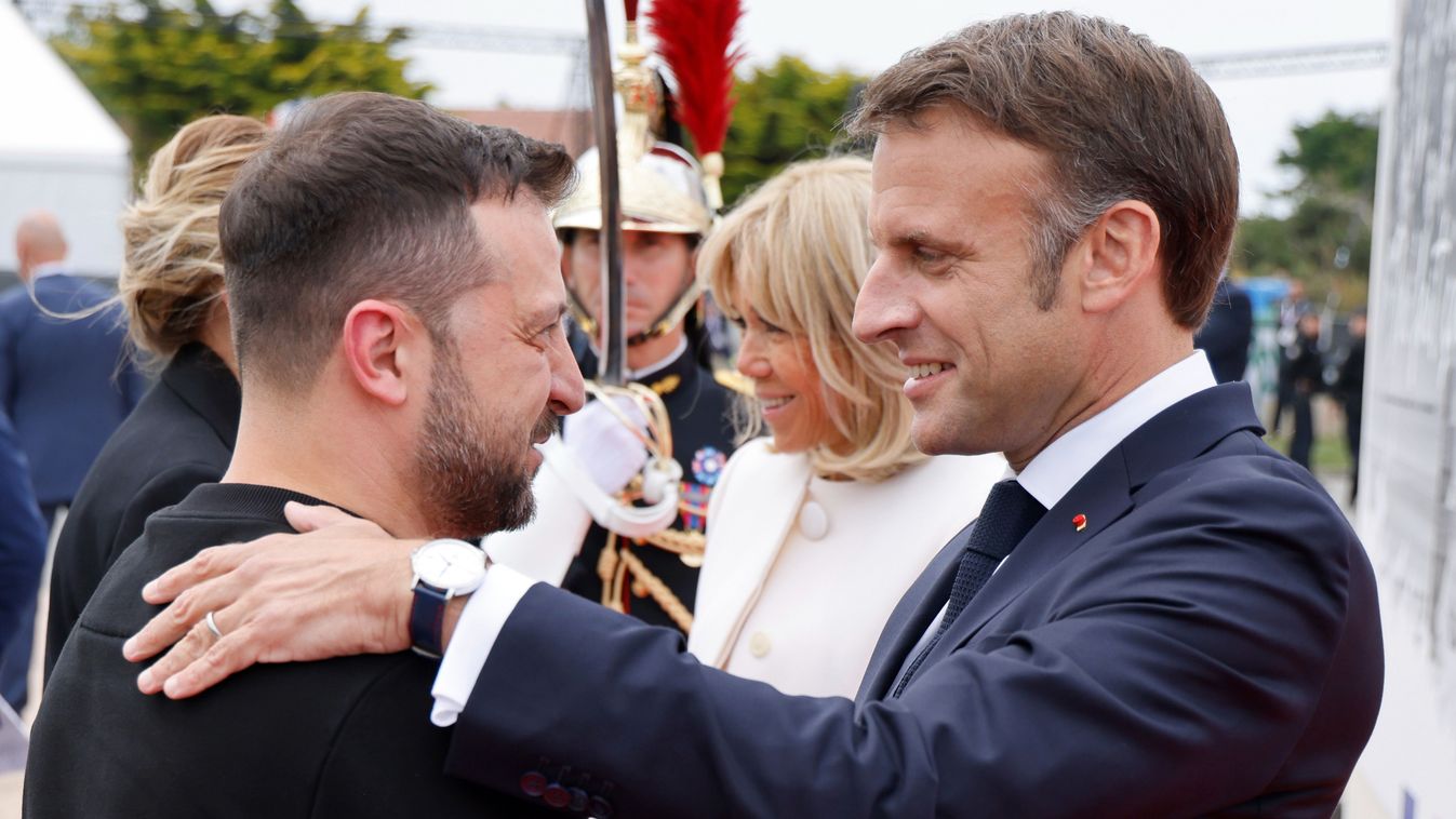 Macron: Vadászrepülőket ad át Ukrajnának Franciaország