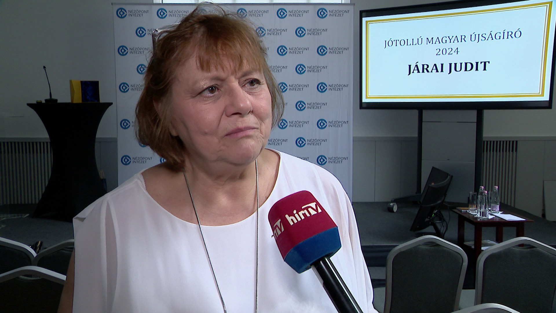 Járai Judit vehette át idén a Jótollú újságíró-díjat + videó
