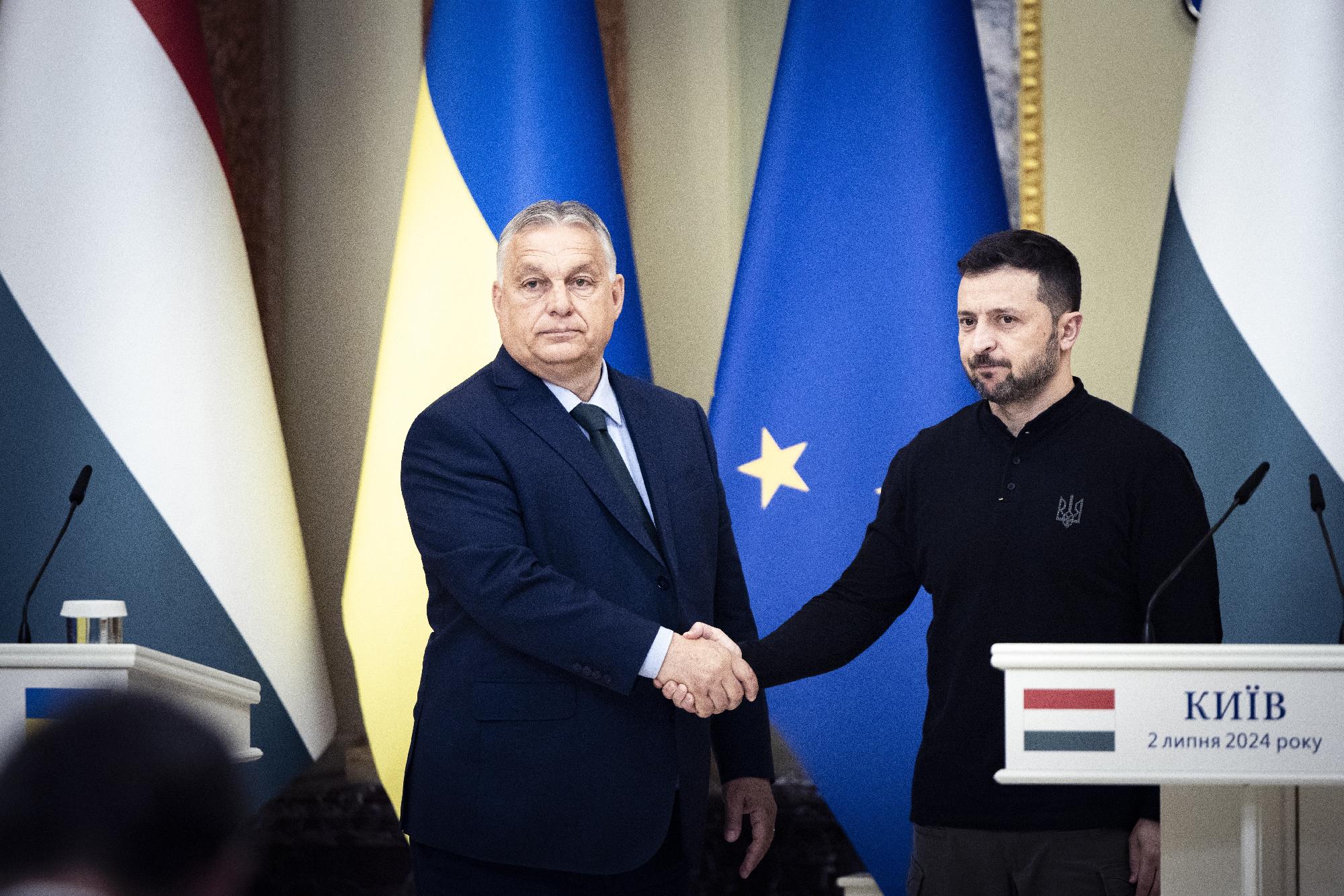Ukrán elnök: megegyeztem Orbán Viktorral a vitás kérdéseket rendező kétoldalú megállapodás elkészítésében