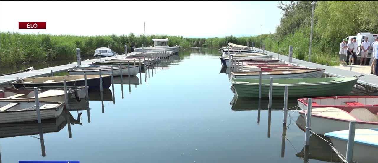 Megújult a csónakkikötő Balatonudvariban + videó