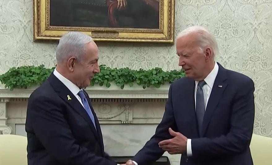 Joe Bidennel és Kamala Harrisszel tárgyalt Benjamin Netanjahu + videó