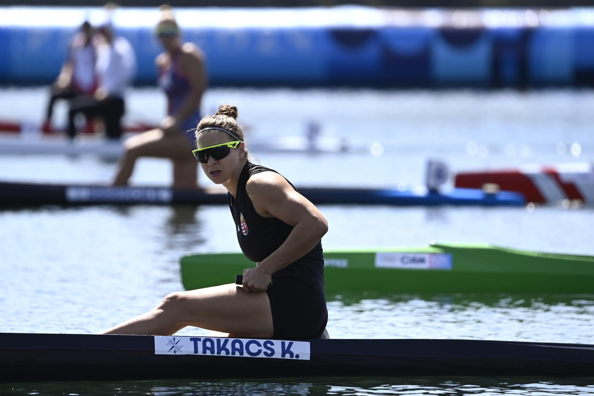 Takács Kincső és Hajdu Jonatán ezüstérmes C-2 500 méteren