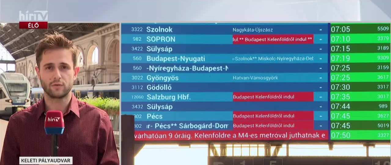 Hamarosan a megszokott forgalmi rend lesz érvényben a Keleti pályaudvaron + videó