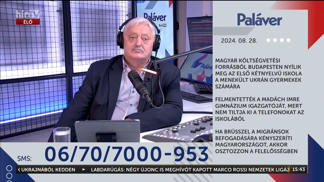 Paláver - Budapesten nyílik meg az első állami kéttannyelvű iskola a menekült ukrán gyerekek számára + videó