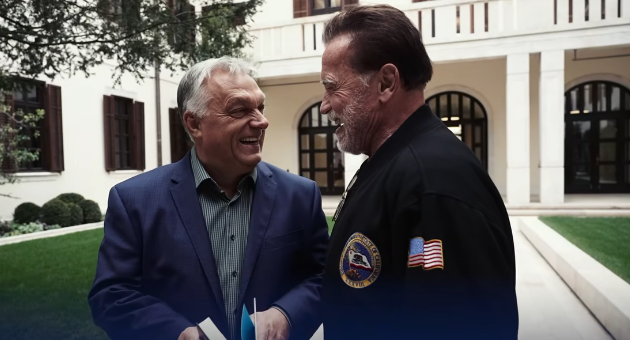 Arnold Schwarzenegger: Orbán elvitt egy körre + videó