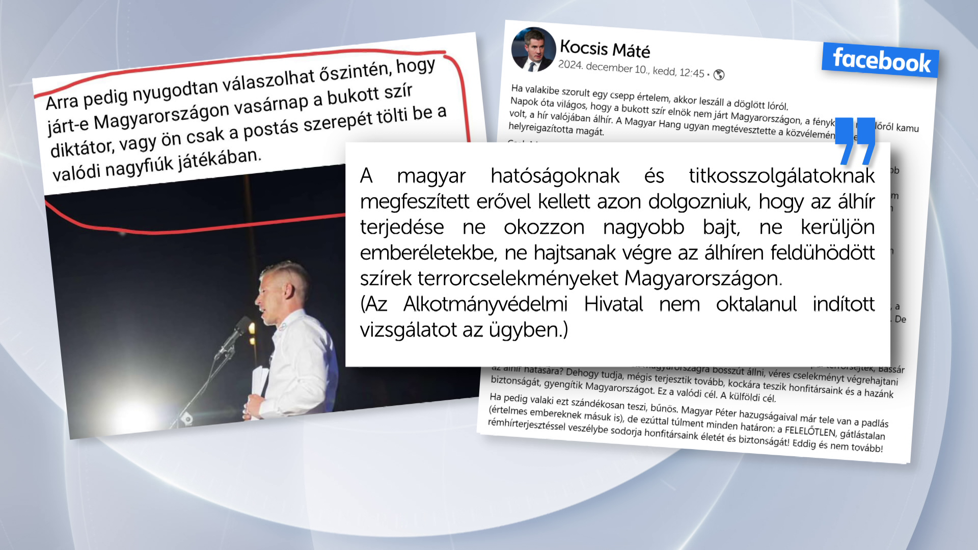 Kocsis Máté: Magyarok életét kockáztatta Magyar Péter