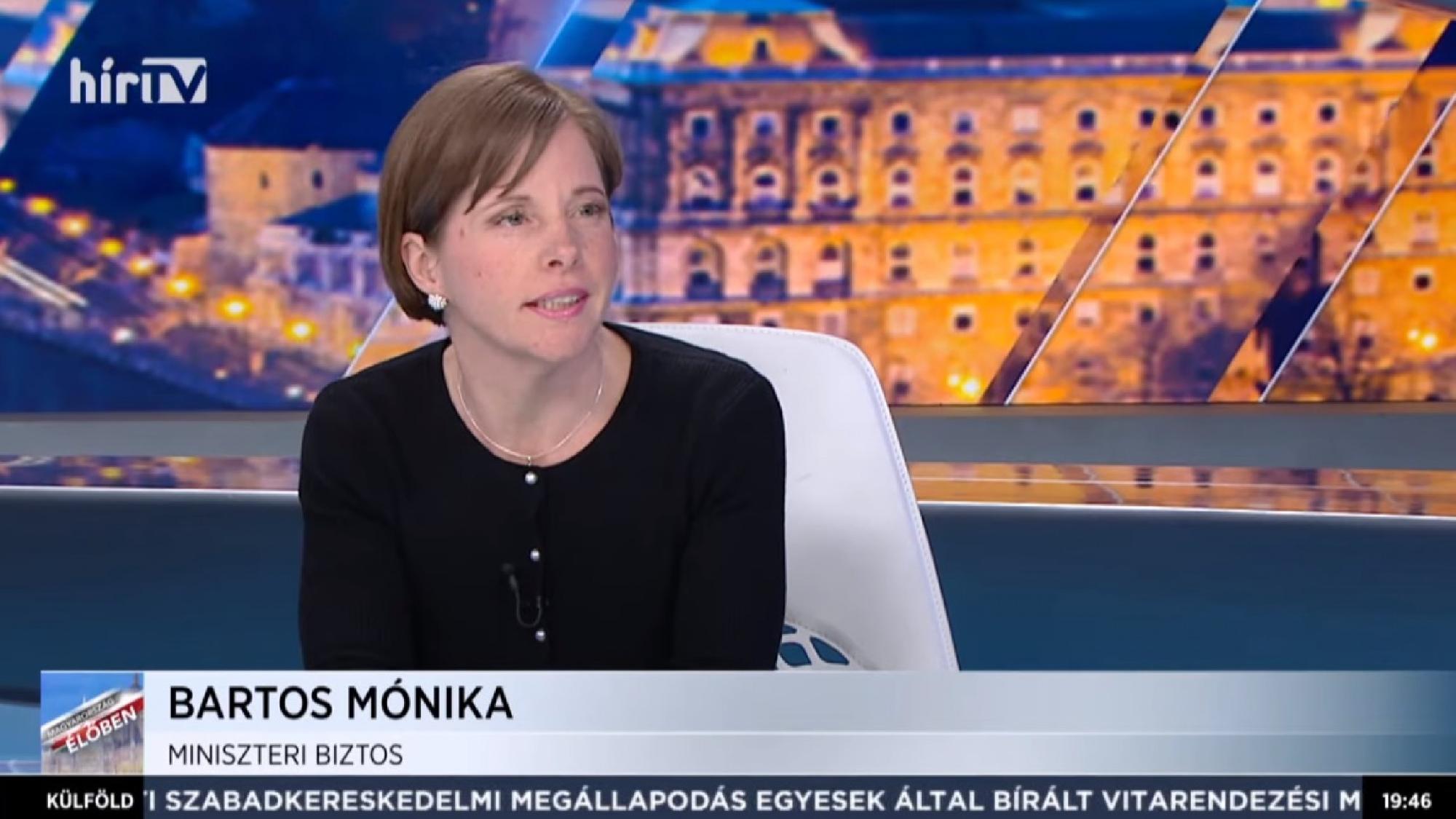 Bartos Mónika: Az esélyteremtés a Kormány kiemelt küldetése + videó